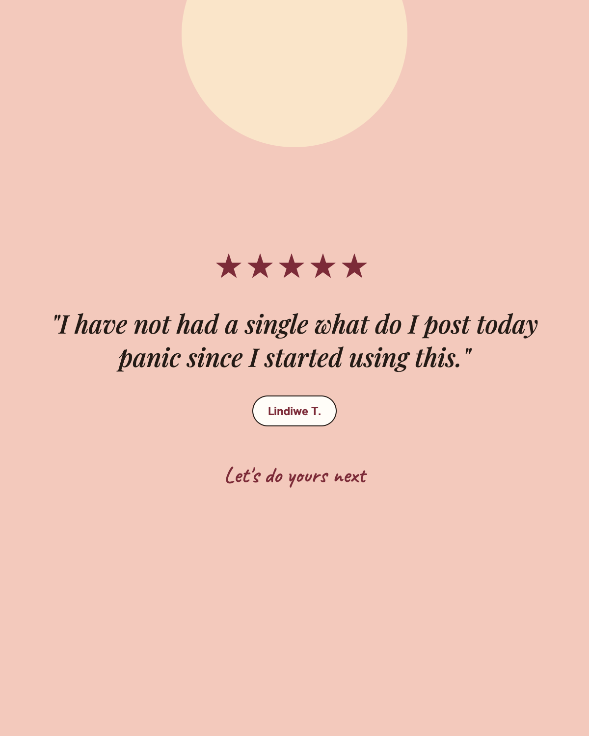 Client review of the content package