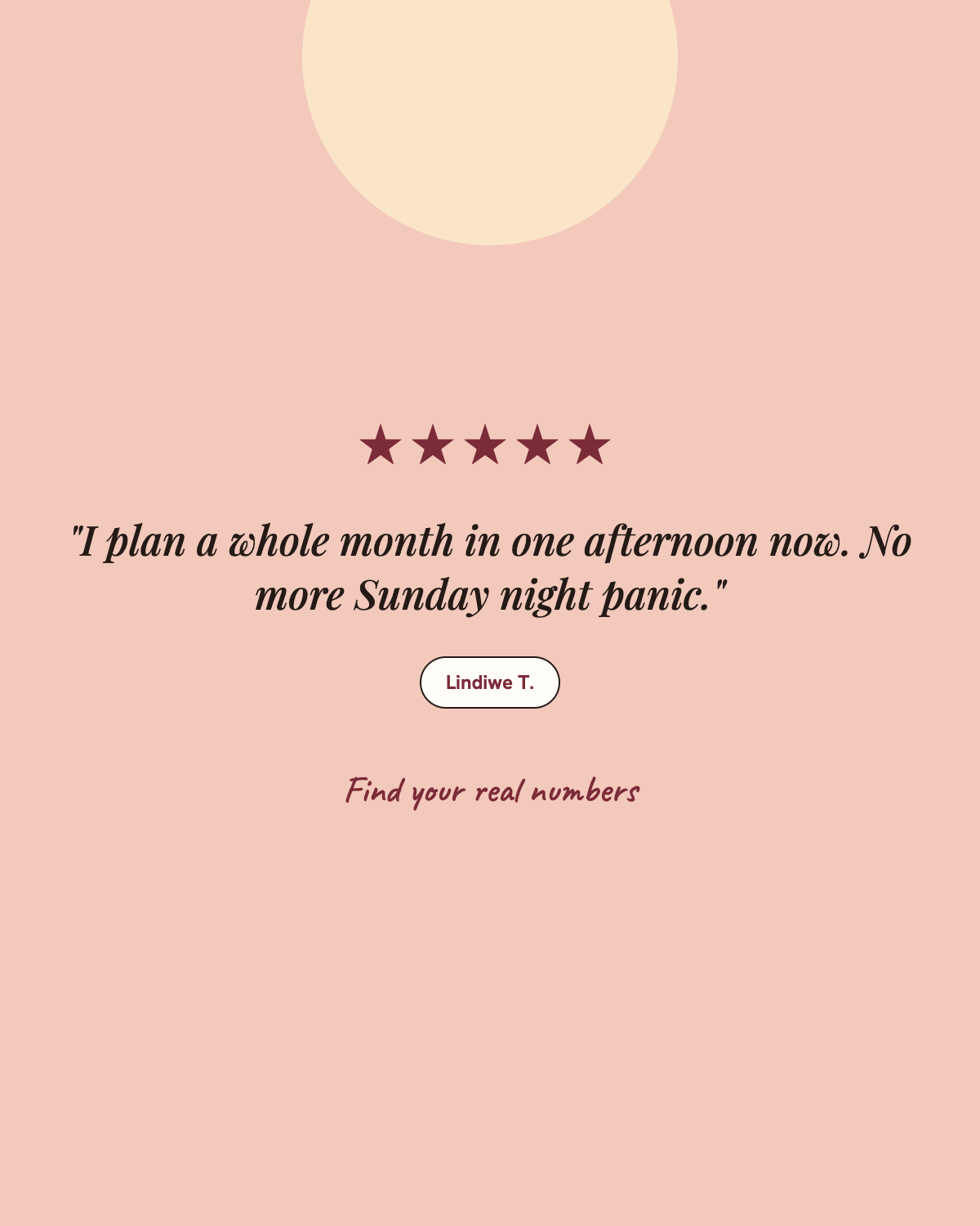 Customer review of the content planner