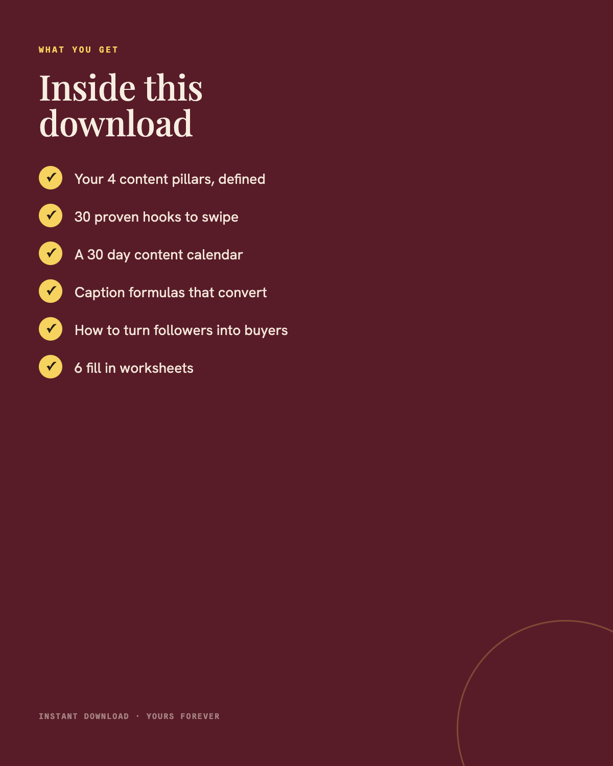 What you get in the Instagram Growth Playbook